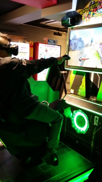 vr arcade game in akihabara tokyo