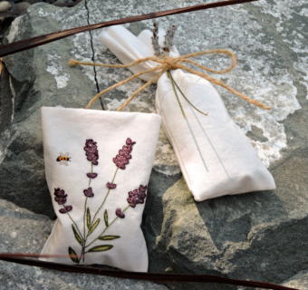 Harvesting Lavender To Make Sachets