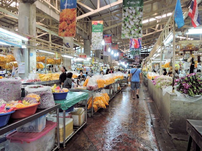 flower market in Bangkok