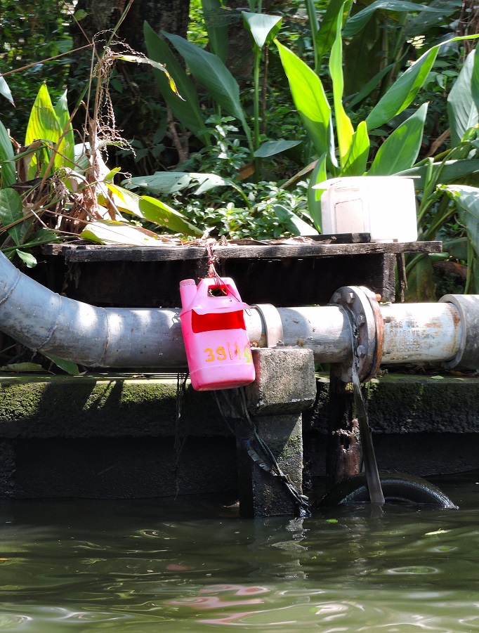 a mail box along the river