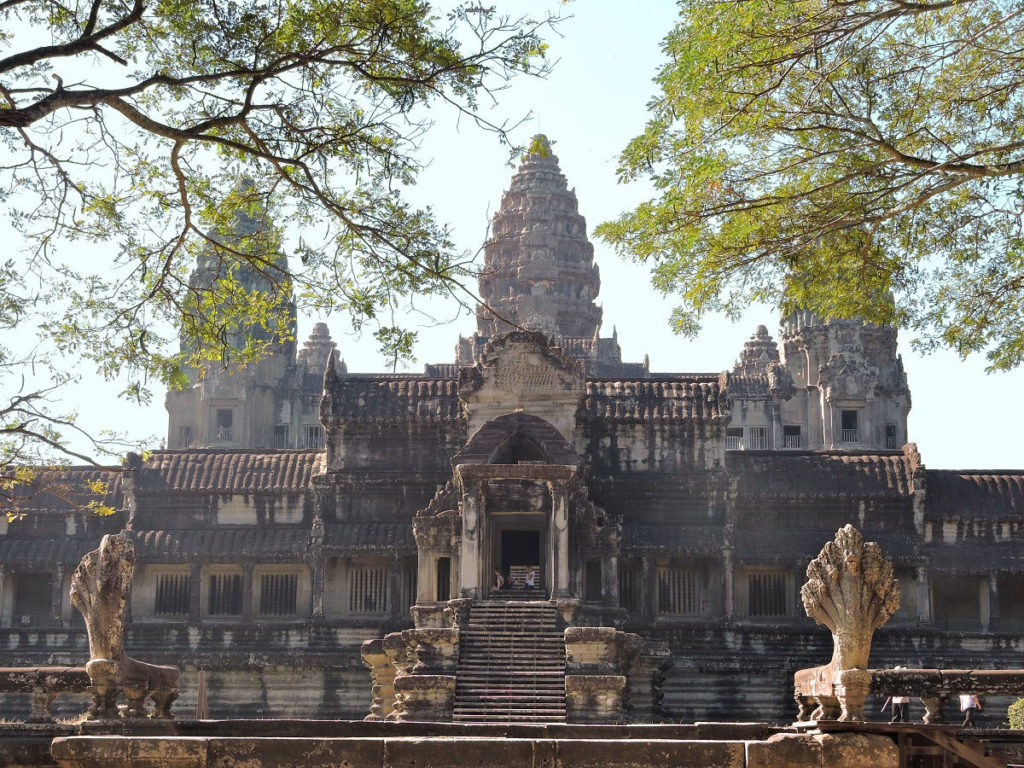 Angkor Wat from the less crowded side