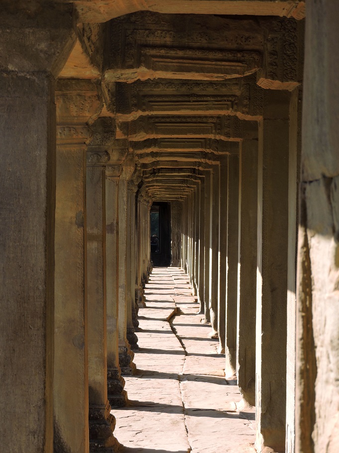 pillars and corridors and shadows