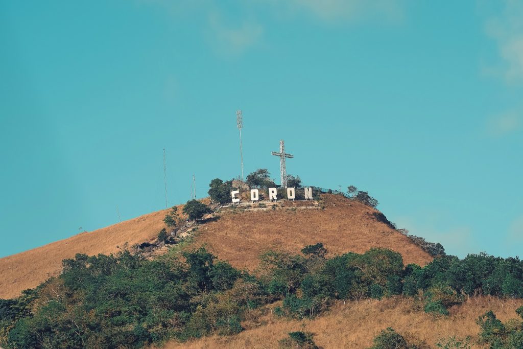 Coron sign on top of Mt. Tapyas