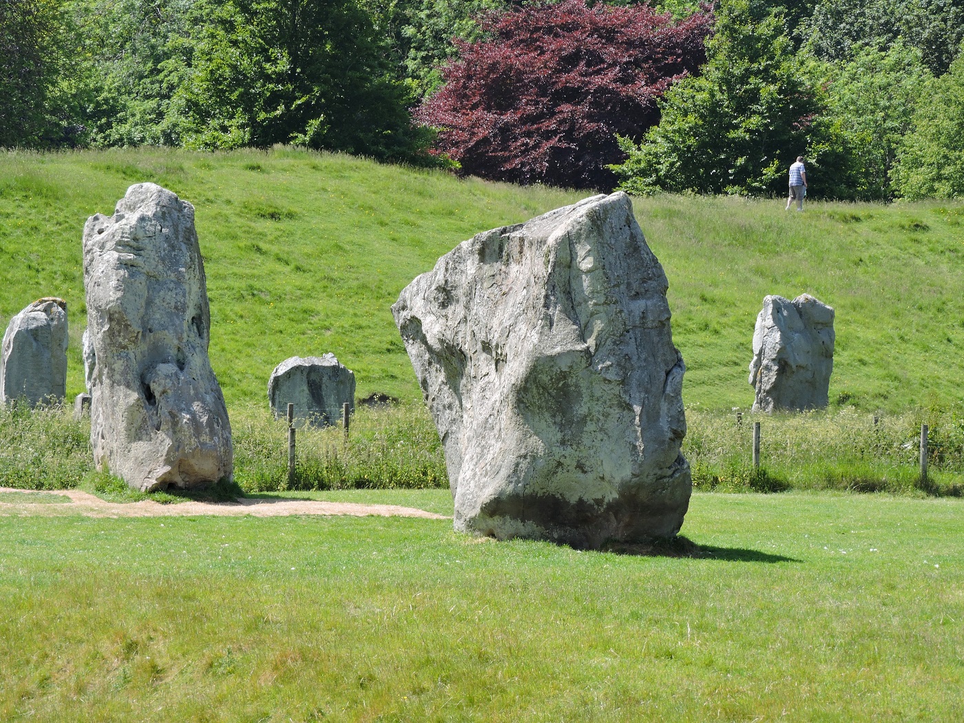 henge and stones at Avebury