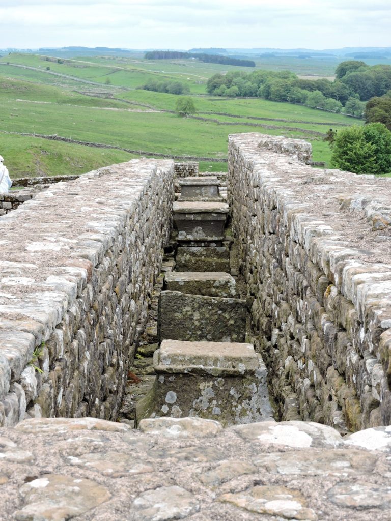 roman ruins at housesteads