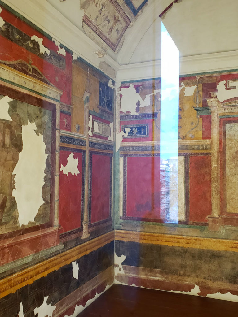 view through window of House of Augustus