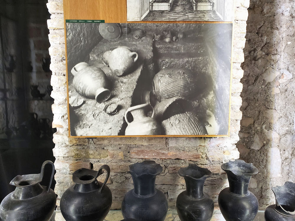 pots from necropolis of Banditaccia