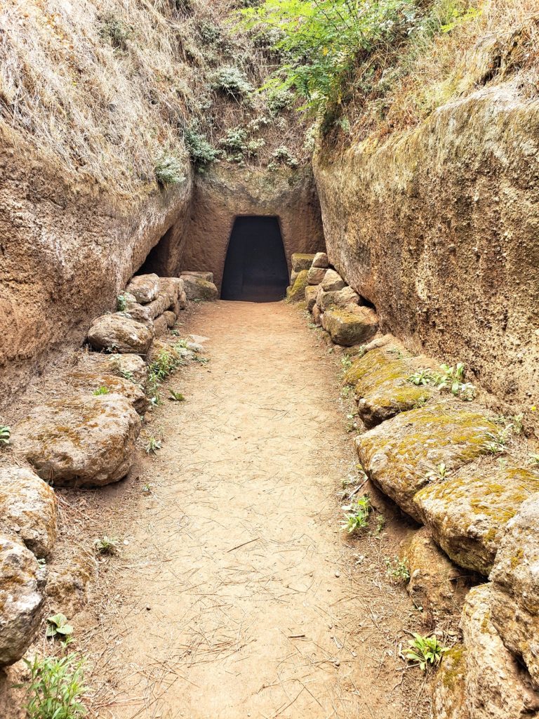 trail leading to tomb entrance