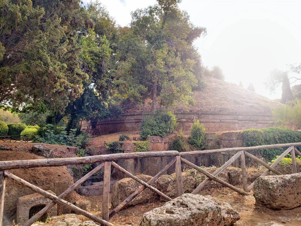 early morning light at necropolis