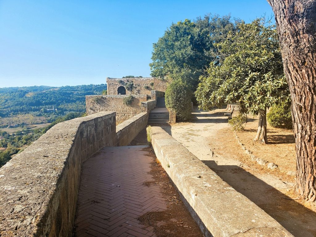 hilltop fortress walls