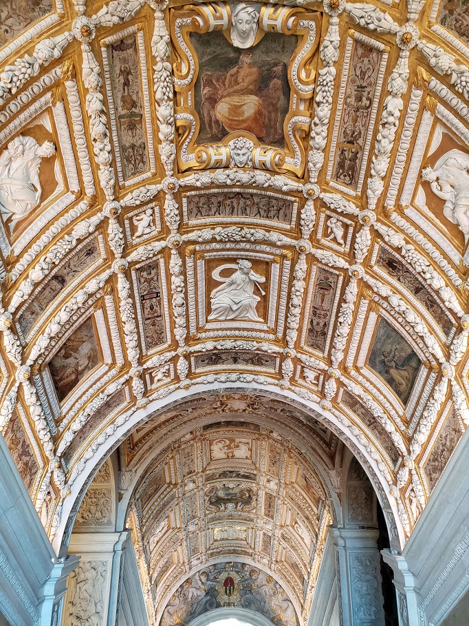 gilded ornate ceiling