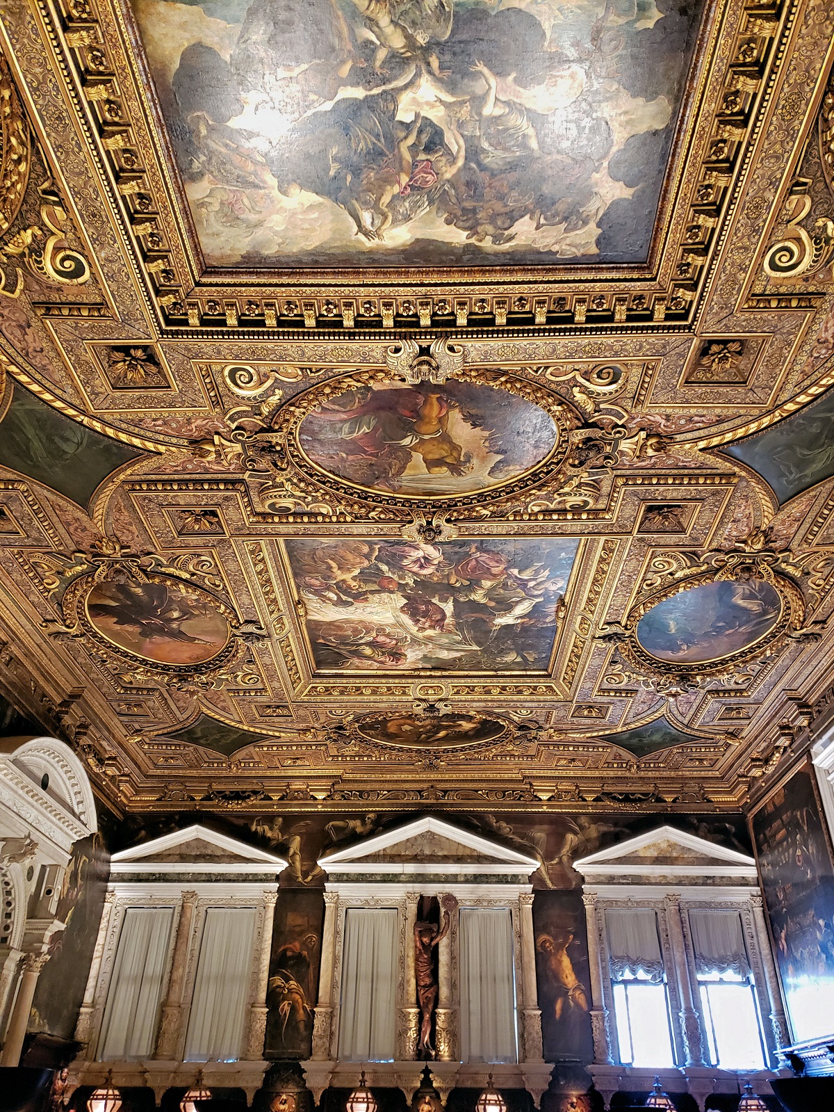 gilded framed paintings by tintoretto