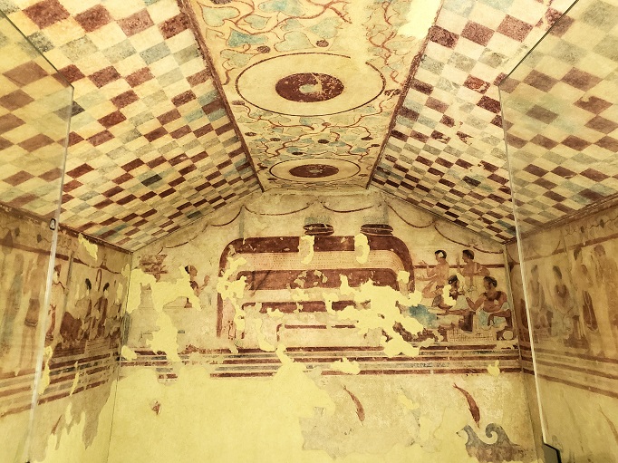 tomb fresco