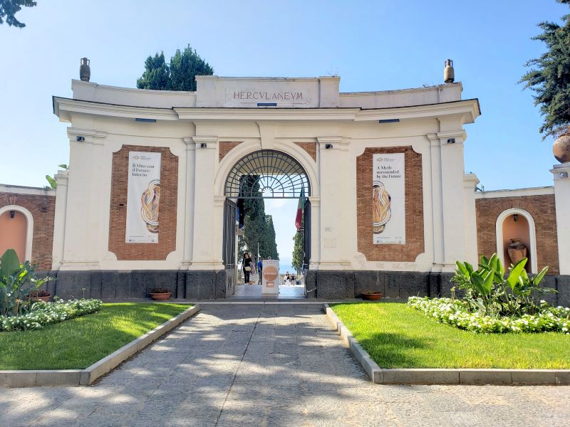 Archeological Park of Herculaneum's entrance gates
