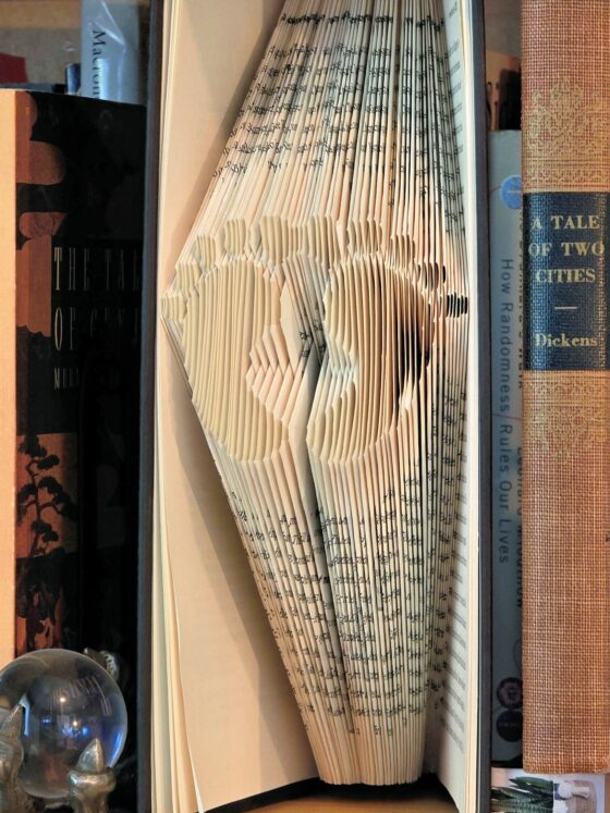 Book Art Basics ~ How To Page Fold