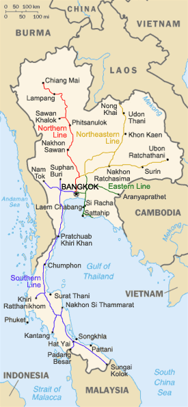 map of rail lines