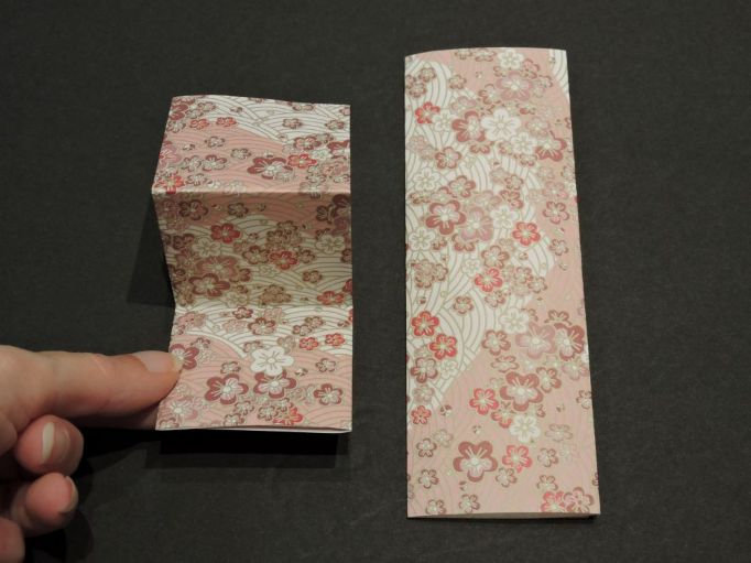 pretty paper being folded