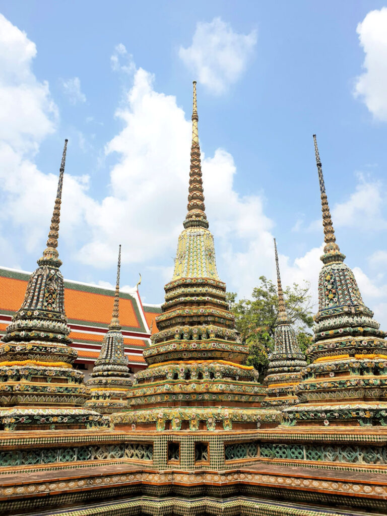 temple at grand palace mosaic tile work
