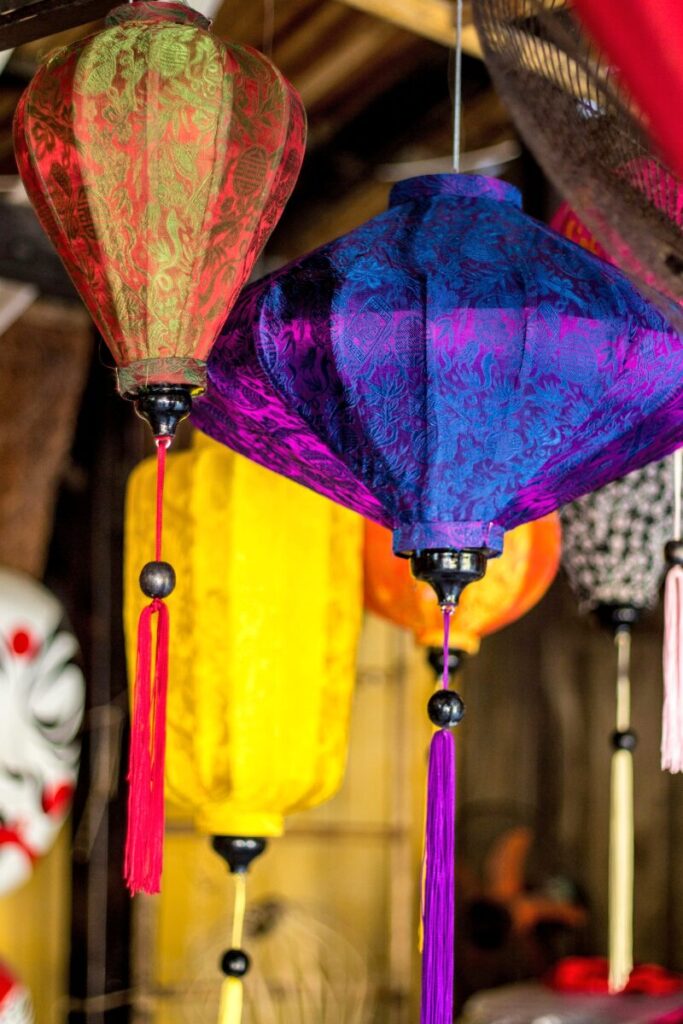 silk fabric lanterns