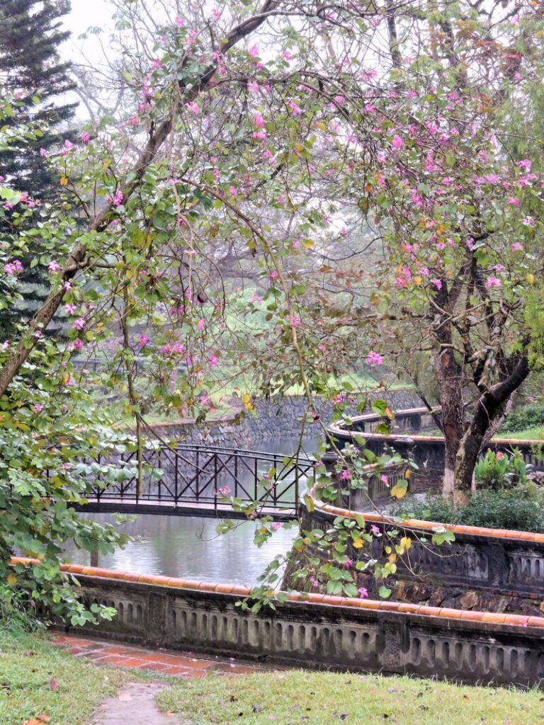 moat water feature in gardens