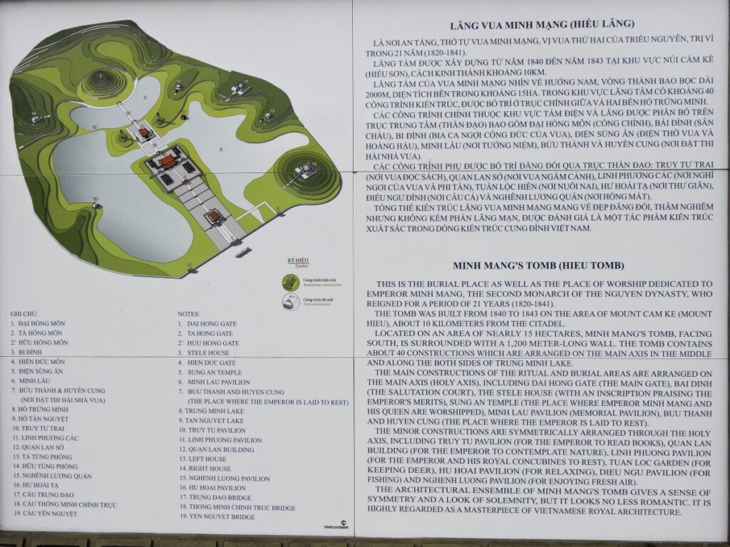 map of tomb layout