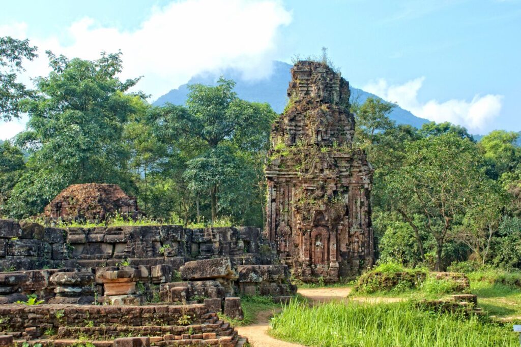 ruins of stone temple in jungle