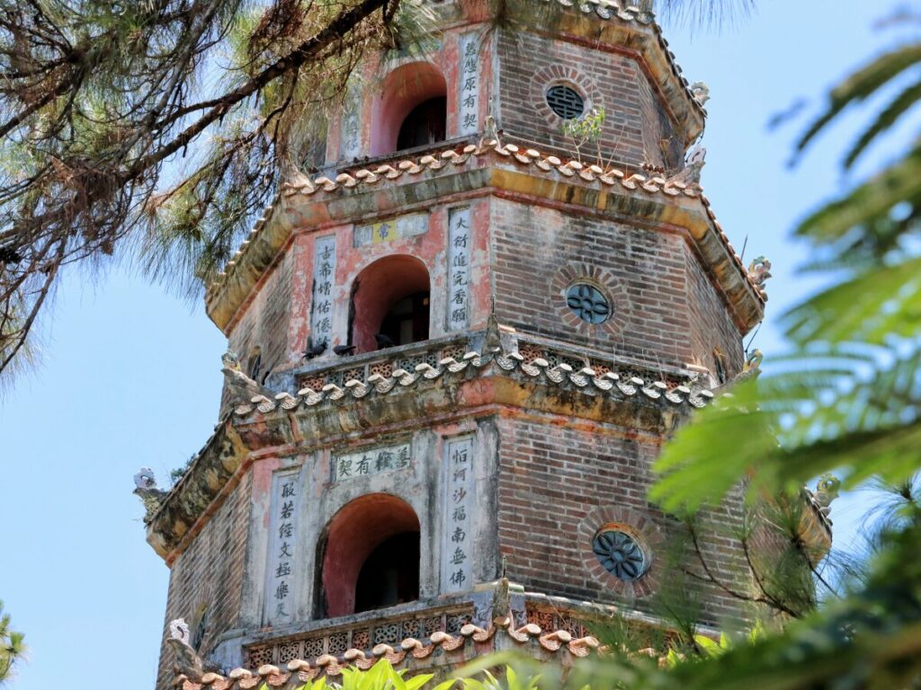 pagoda rising up